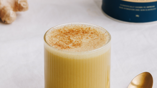 Golden Glow Turmeric Latte with Dose & Co Collagen Creamer