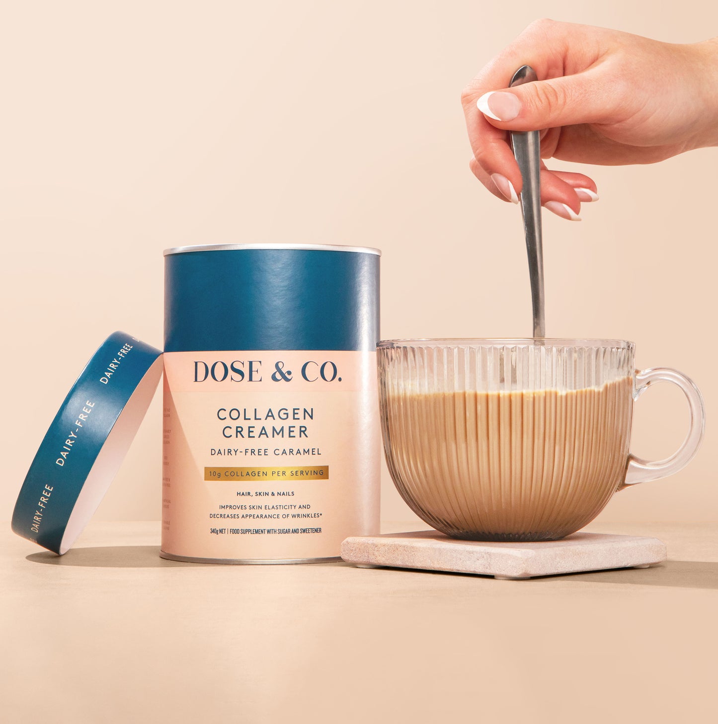 Dairy-Free Collagen Creamer Caramel