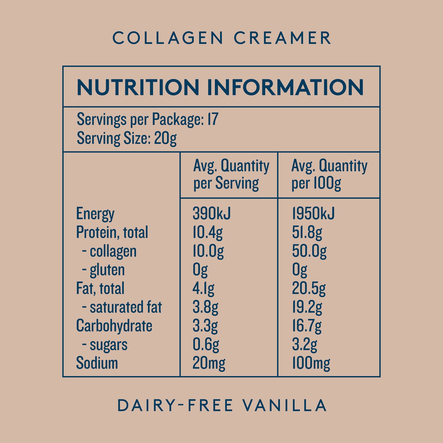Dairy-Free Vanilla 680g